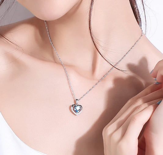 Heart Pendant Choker Chain Necklaces For Women